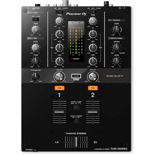 Pioneer DJ DJM-250MK2 2-channel DJ Mixer